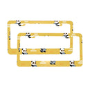 Personalise License Plate Frame for Men Women Car Universal Stainless Steel Accessories D041