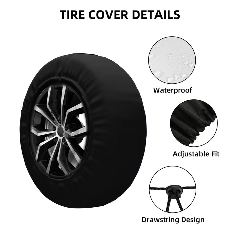 Spare Tire Cover For Rv Trailer Waterproof Wheel Cover Fit For Rv Suv Truck Travel Trailer N004