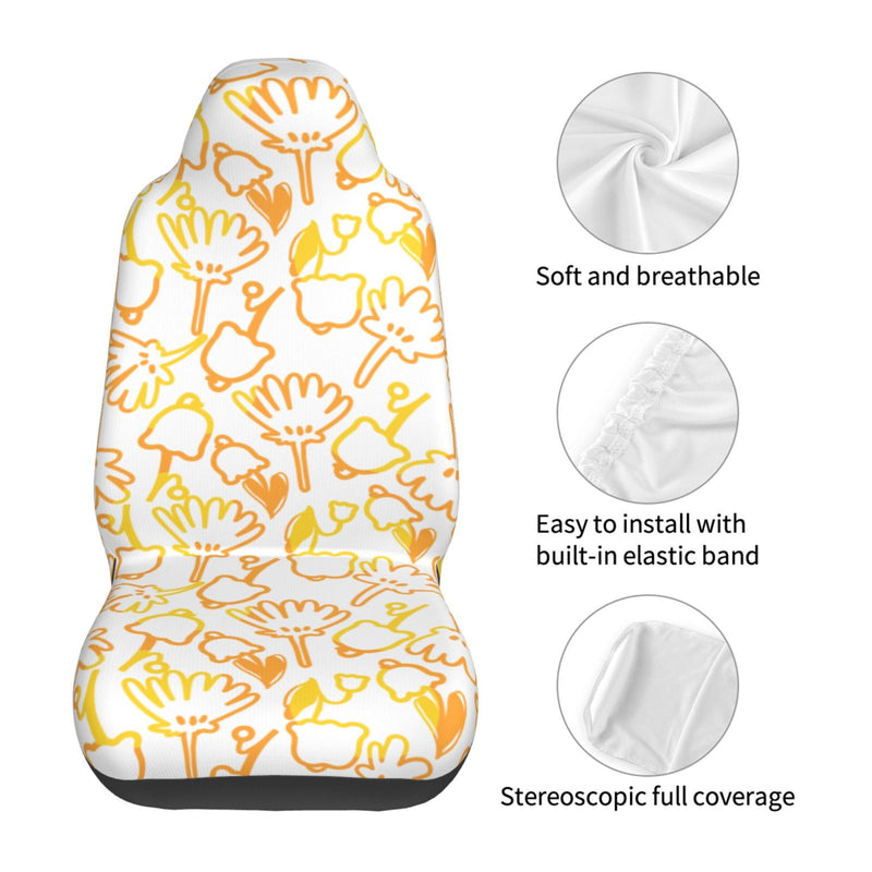 Car Seat Covers Front Auto Seat Cover Universal fit for Car SUV Truck S081 - One Size