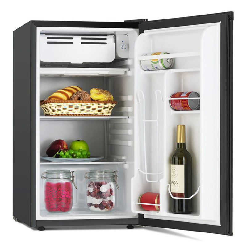 Mini Fridge Compact Refrigerator for Bedroom, Bar, Kitchen 3.2 Cu.Ft - Black