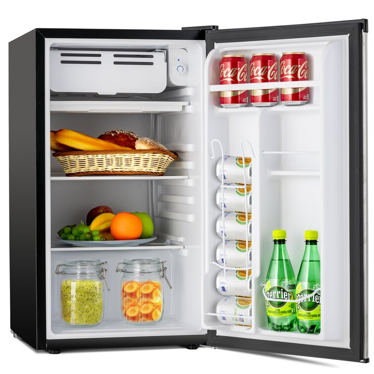 3.2 Cubic Feet cu. ft. Freestanding Mini Fridge with Freezer