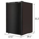 Mini Fridge Compact Refrigerator for Bedroom, Bar, Kitchen 3.2 Cu.Ft - Black