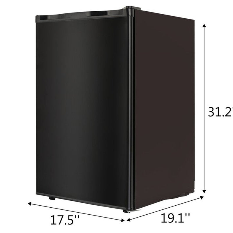 Mini Fridge Compact Refrigerator for Bedroom, Bar, Kitchen 3.2 Cu.Ft - Black