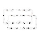Personalise License Plate Frame for Men Women Car Universal Stainless Steel Accessories D071