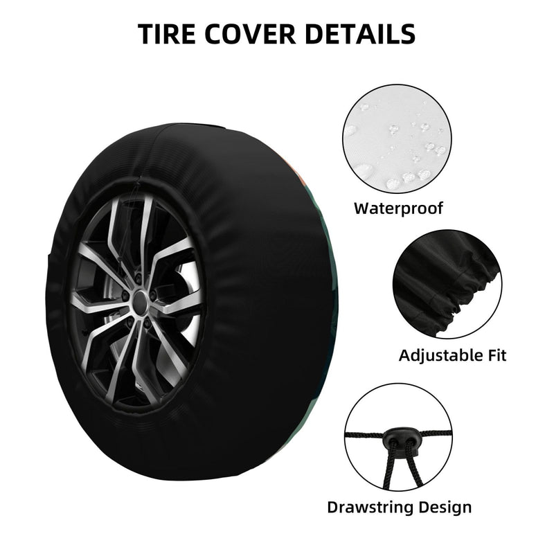 Spare Tire Cover For Rv Trailer Waterproof Wheel Cover Fit For Rv Suv Truck Travel Trailer N009