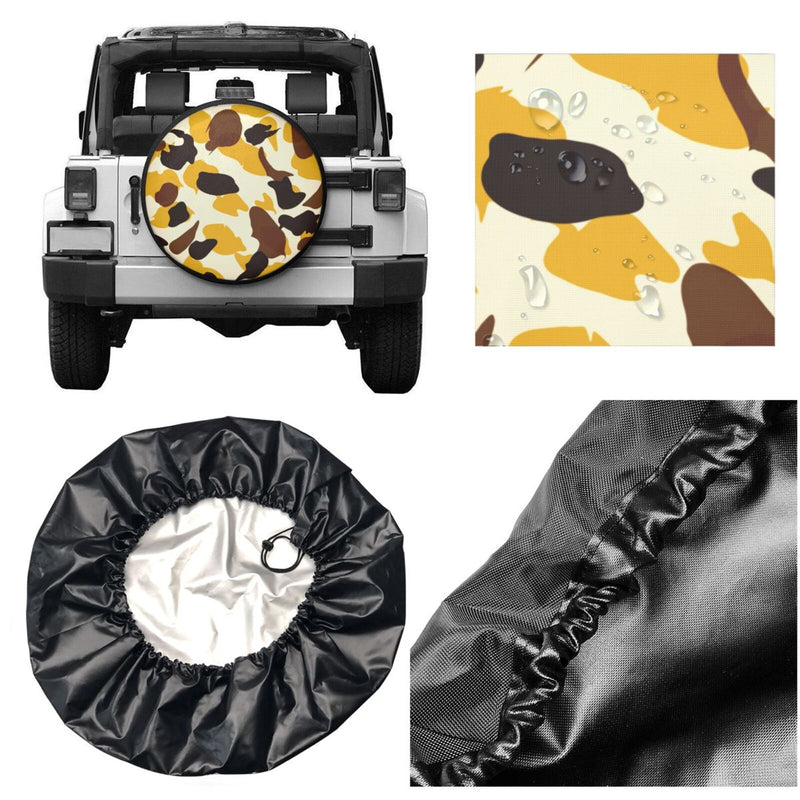 Spare Tire Cover For Rv Trailer Waterproof Wheel Cover Fit For Rv Suv Truck Travel Trailer N111