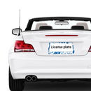 Personalise License Plate Frame for Men Women Car Universal Stainless Steel Accessories D013