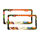 Personalise License Plate Frame for Men Women Car Universal Stainless Steel Accessories D004