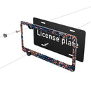 Personalise License Plate Frame for Men Women Car Universal Stainless Steel Accessories D063