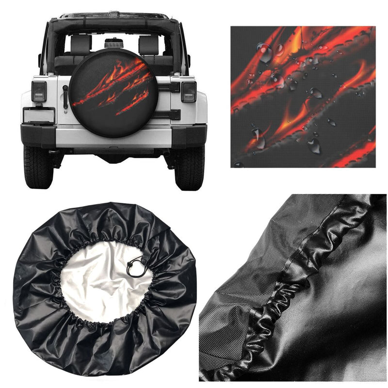 Spare Tire Cover For Rv Trailer Waterproof Wheel Cover Fit For Rv Suv Truck Travel Trailer N073