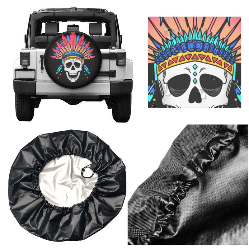 Spare Tire Cover For Rv Trailer Waterproof Wheel Cover Fit For Rv Suv Truck Travel Trailer N038