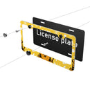Personalise License Plate Frame for Men Women Car Universal Stainless Steel Accessories D037