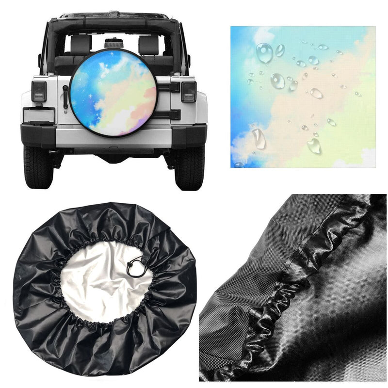 Spare Tire Cover For Rv Trailer Waterproof Wheel Cover Fit For Rv Suv Truck Travel Trailer N068