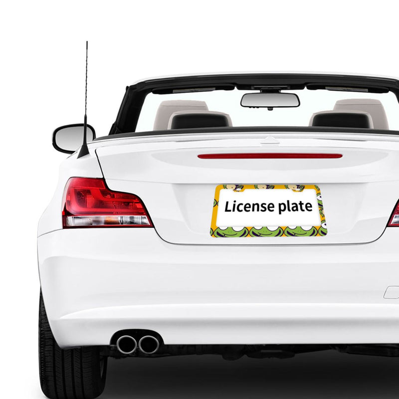 Personalise License Plate Frame for Men Women Car Universal Stainless Steel Accessories D090