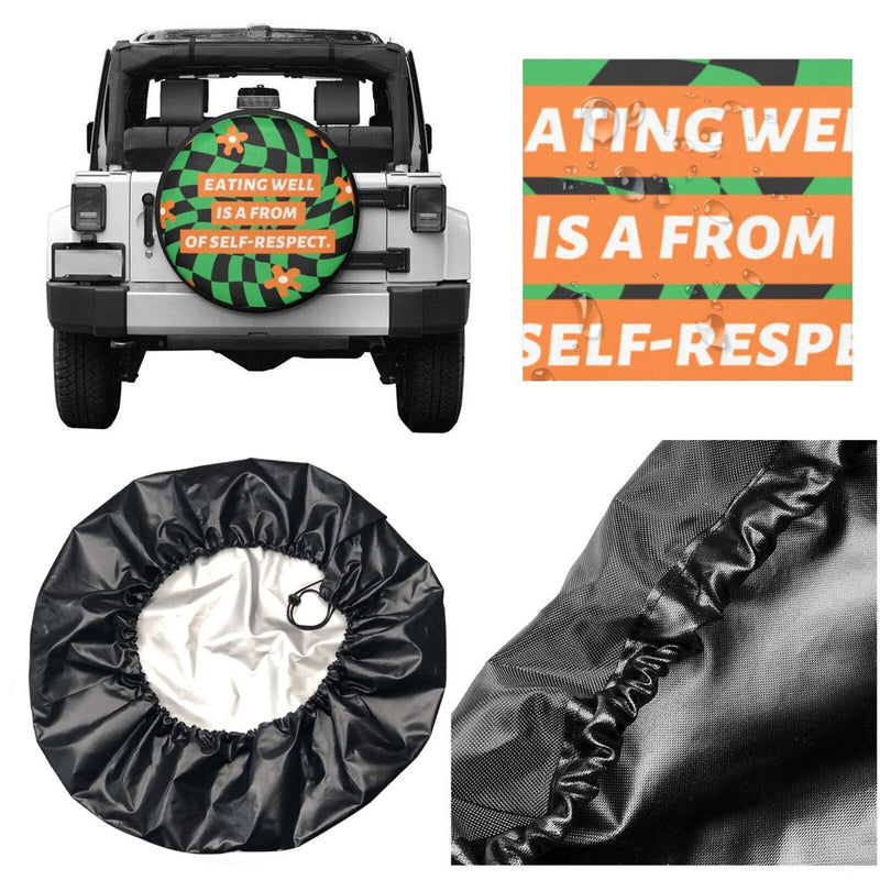 Spare Tire Cover For Rv Trailer Waterproof Wheel Cover Fit For Rv Suv Truck Travel Trailer N024