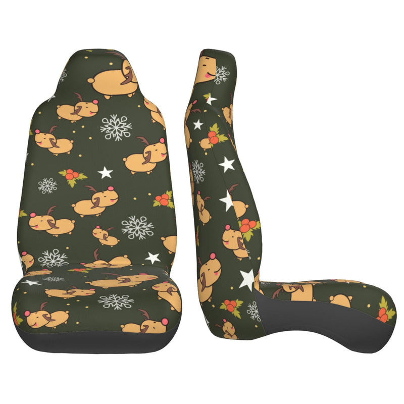 Car Seat Covers Front Auto Seat Cover Universal fit for Car SUV Truck S023 - One Size