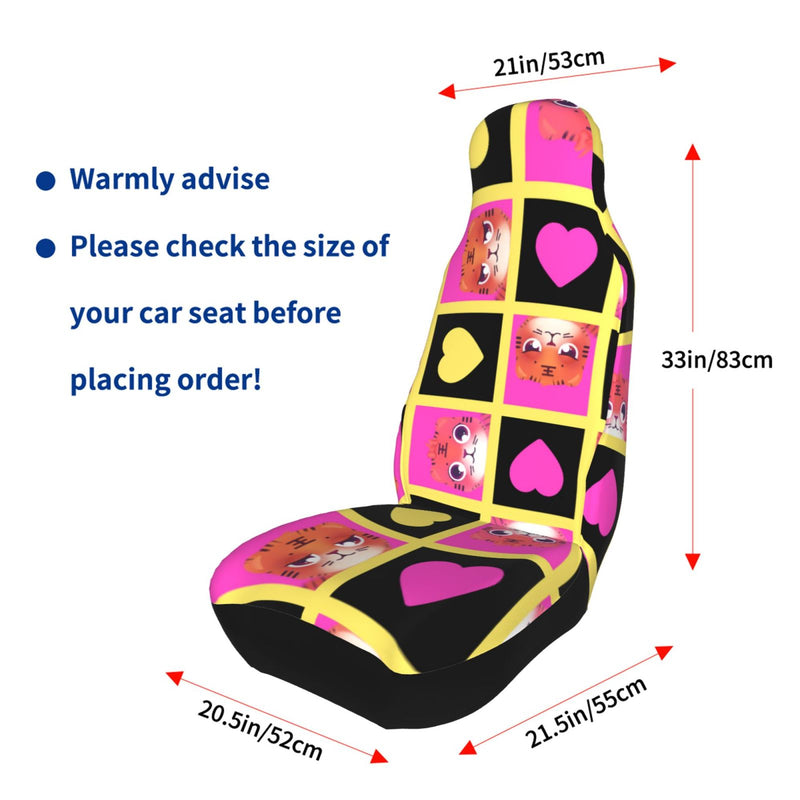 Car Seat Covers Front Auto Seat Cover Universal fit for Car SUV Truck S089 - One Size