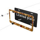 Personalise License Plate Frame for Men Women Car Universal Stainless Steel Accessories D066
