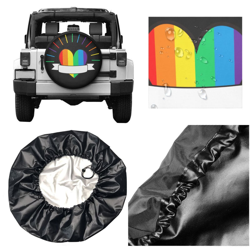 Spare Tire Cover For Rv Trailer Waterproof Wheel Cover Fit For Rv Suv Truck Travel Trailer N023