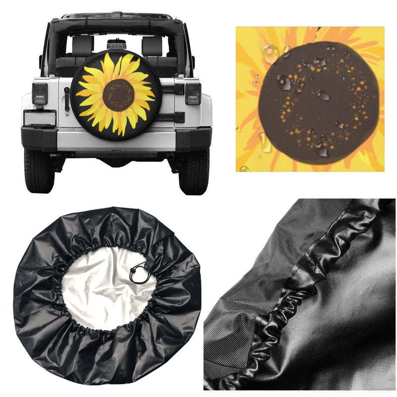 Spare Tire Cover For Rv Trailer Waterproof Wheel Cover Fit For Rv Suv Truck Travel Trailer N107