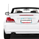 Personalise License Plate Frame for Men Women Car Universal Stainless Steel Accessories D001