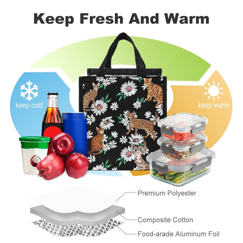 Lunch Bag for Men Women Portable Handbag for Work Picnic L094