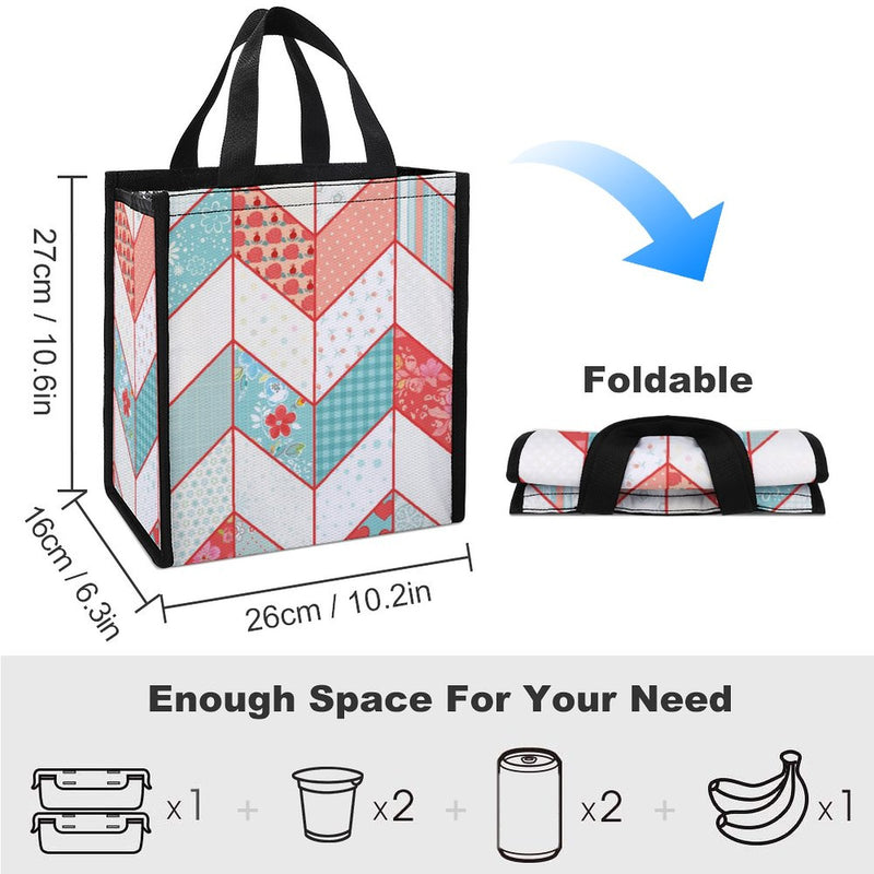 Lunch Bag for Men Women Portable Handbag for Work Picnic L073