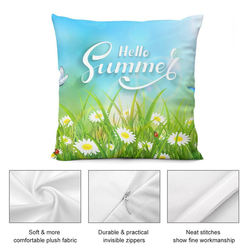 Pillow Case Sofa Throw Cushion Cover Home Decor Pillowcase 18x18 Inch P038