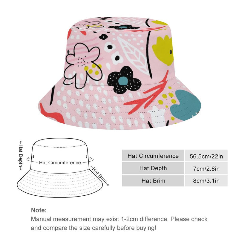 Bucket Hats Fisherman Sun Cap for Women Men H047