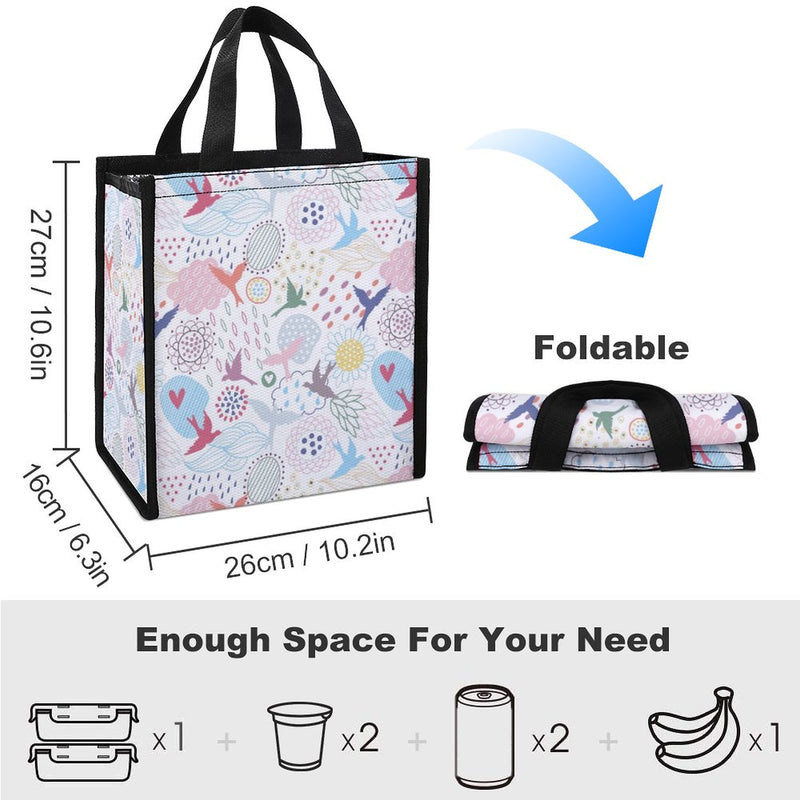 Lunch Bag for Men Women Portable Handbag for Work Picnic L074