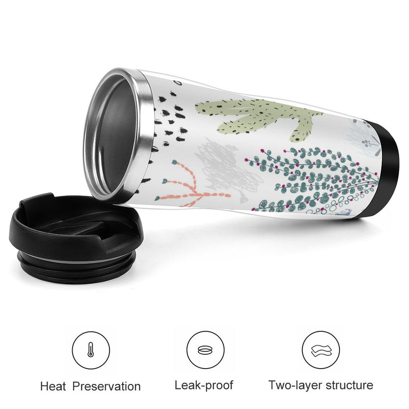 Stainless Steel Tumbler Sport Drink Bottle Travel Mug 380L T037