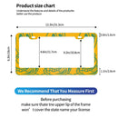 Personalise License Plate Frame for Men Women Car Universal Stainless Steel Accessories D100