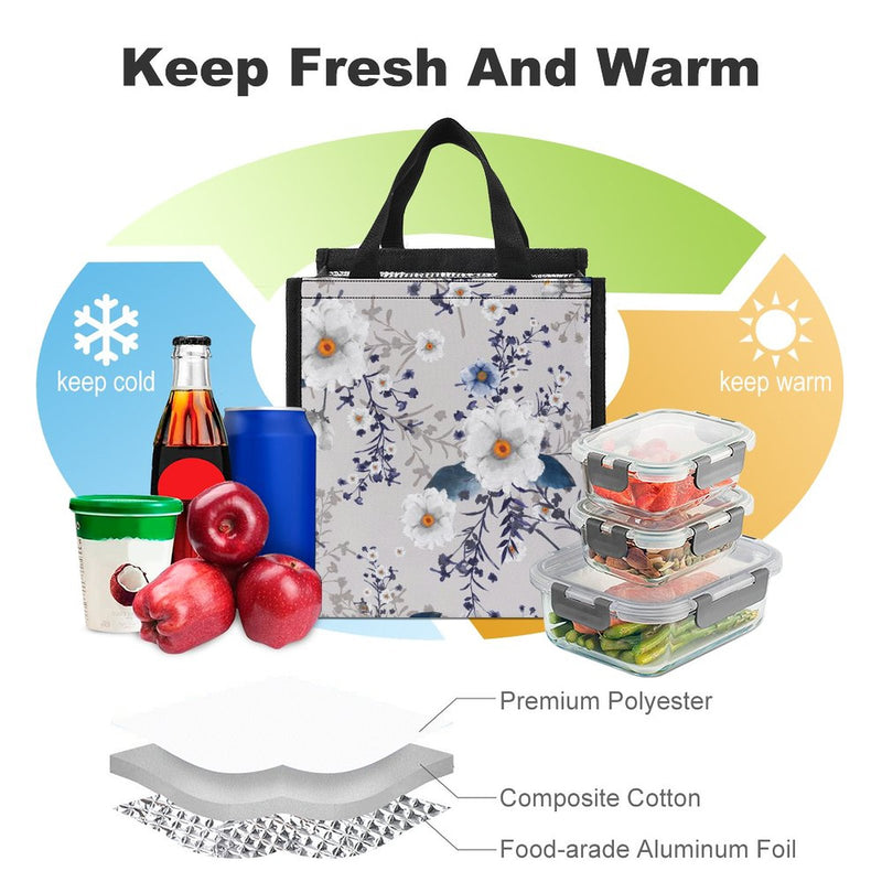 Lunch Bag for Men Women Portable Handbag for Work Picnic L049