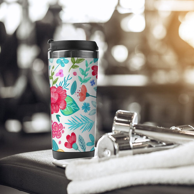 Stainless Steel Tumbler Sport Drink Bottle Travel Mug 380L T054