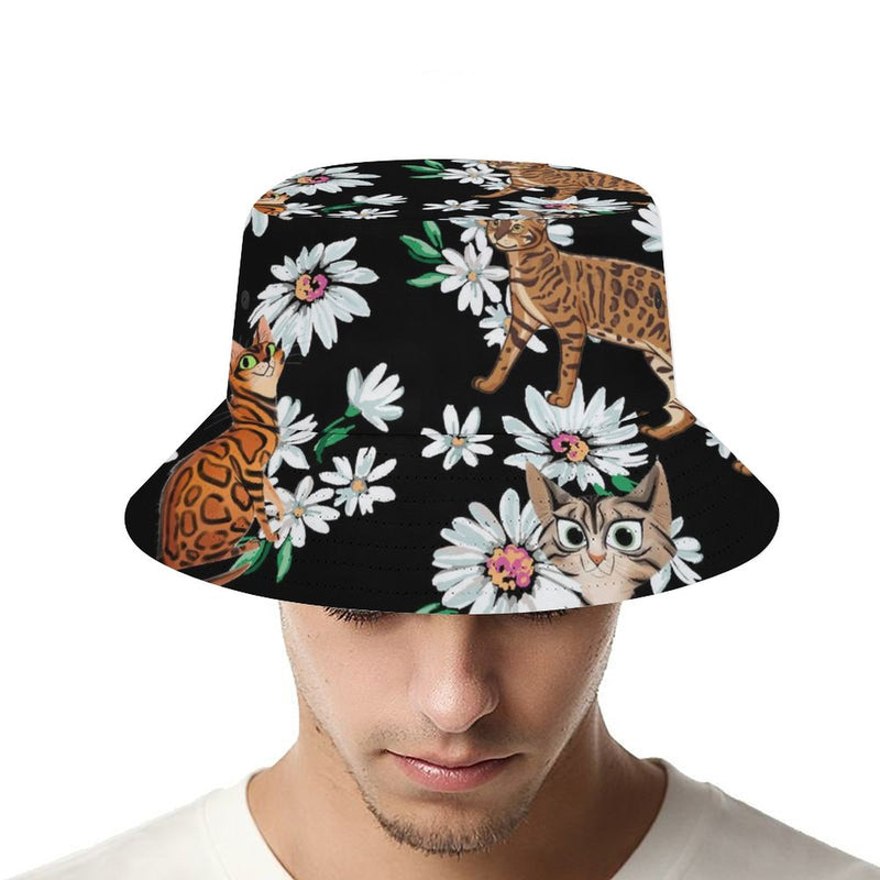 Bucket Hats Fisherman Sun Cap for Women Men H094