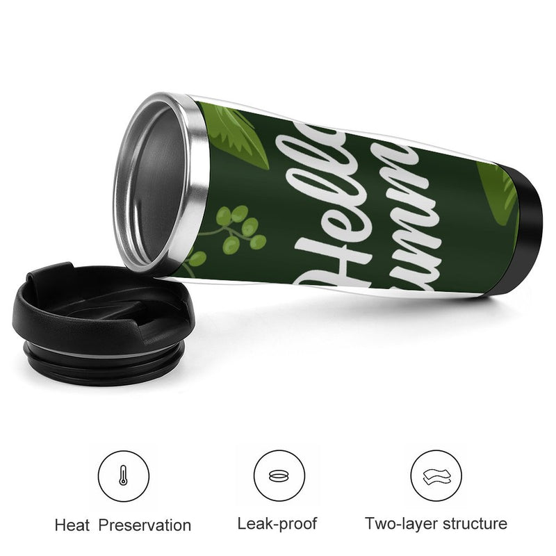 Stainless Steel Tumbler Sport Drink Bottle Travel Mug 380L T025