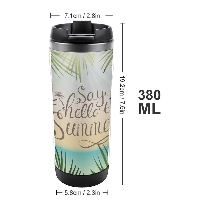 Stainless Steel Tumbler Sport Drink Bottle Travel Mug 380L T026