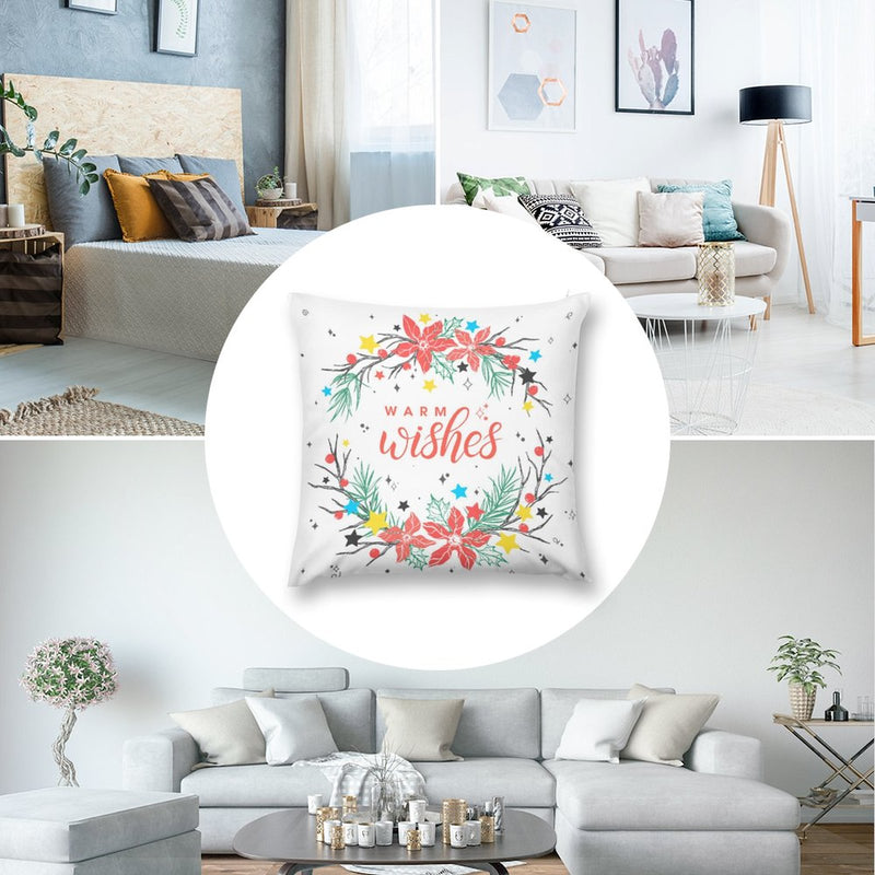 Pillow Case Sofa Throw Cushion Cover Home Decor Pillowcase 18x18 Inch P027