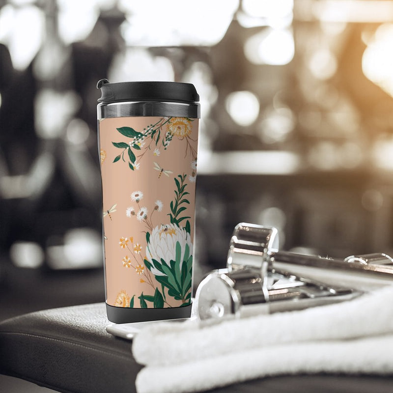 Stainless Steel Tumbler Sport Drink Bottle Travel Mug 380L T089