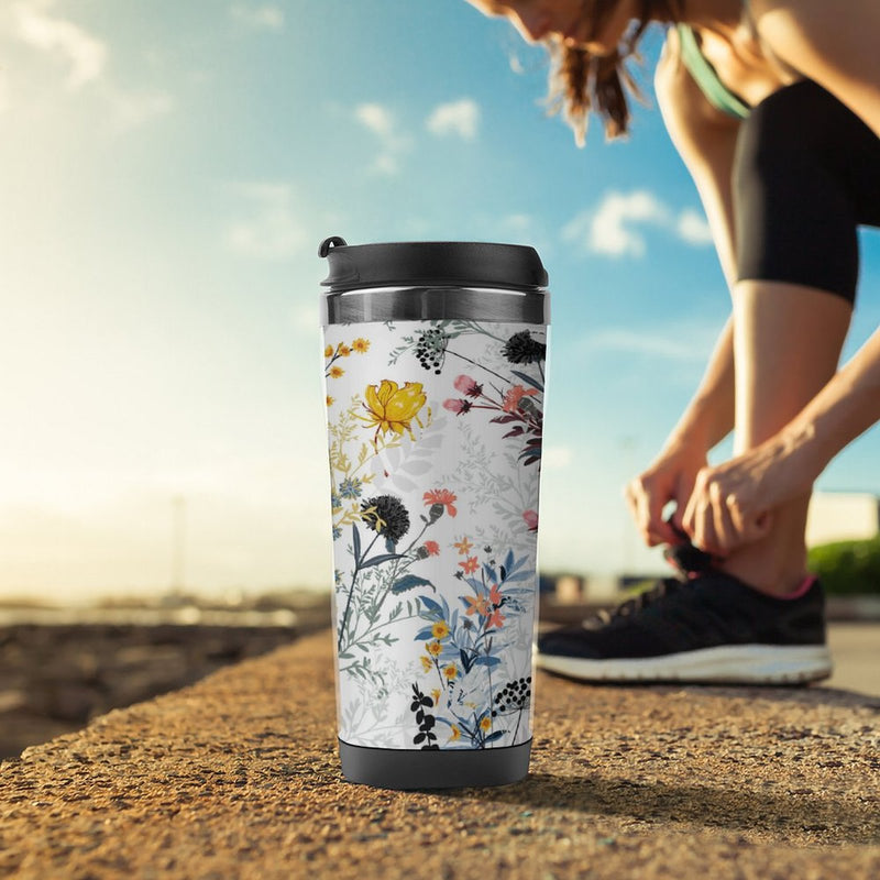 Stainless Steel Tumbler Sport Drink Bottle Travel Mug 380L T078