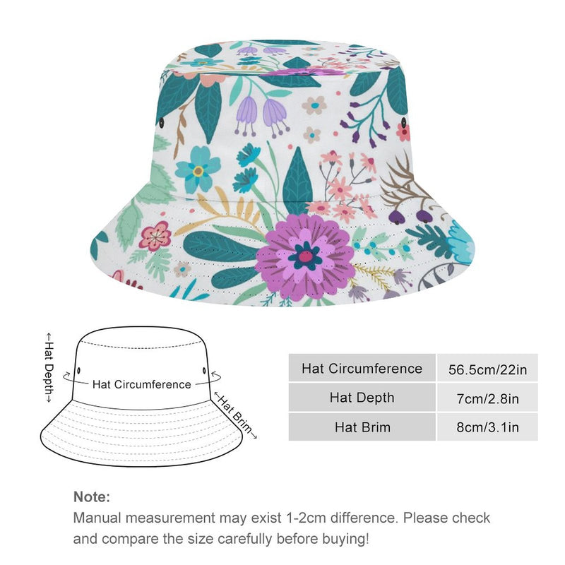 Bucket Hats Fisherman Sun Cap for Women Men H011