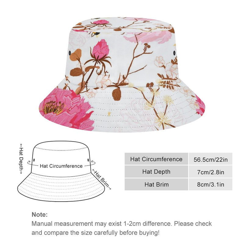 Bucket Hats Fisherman Sun Cap for Women Men H063