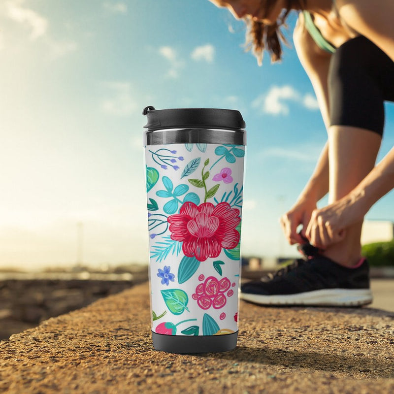 Stainless Steel Tumbler Sport Drink Bottle Travel Mug 380L T054