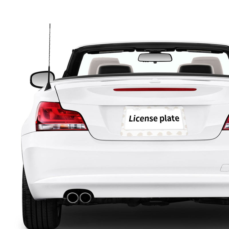 Personalise License Plate Frame for Men Women Car Universal Stainless Steel Accessories D016