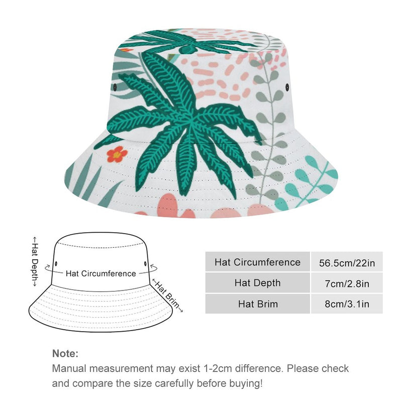 Bucket Hats Fisherman Sun Cap for Women Men H064