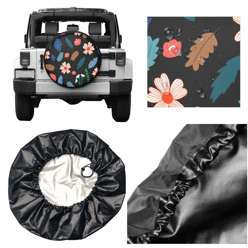 Spare Tire Cover For Rv Trailer Waterproof Wheel Cover Fit For Rv Suv Truck Travel Trailer N103