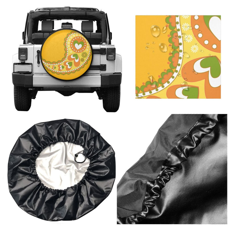 Spare Tire Cover For Rv Trailer Waterproof Wheel Cover Fit For Rv Suv Truck Travel Trailer N042