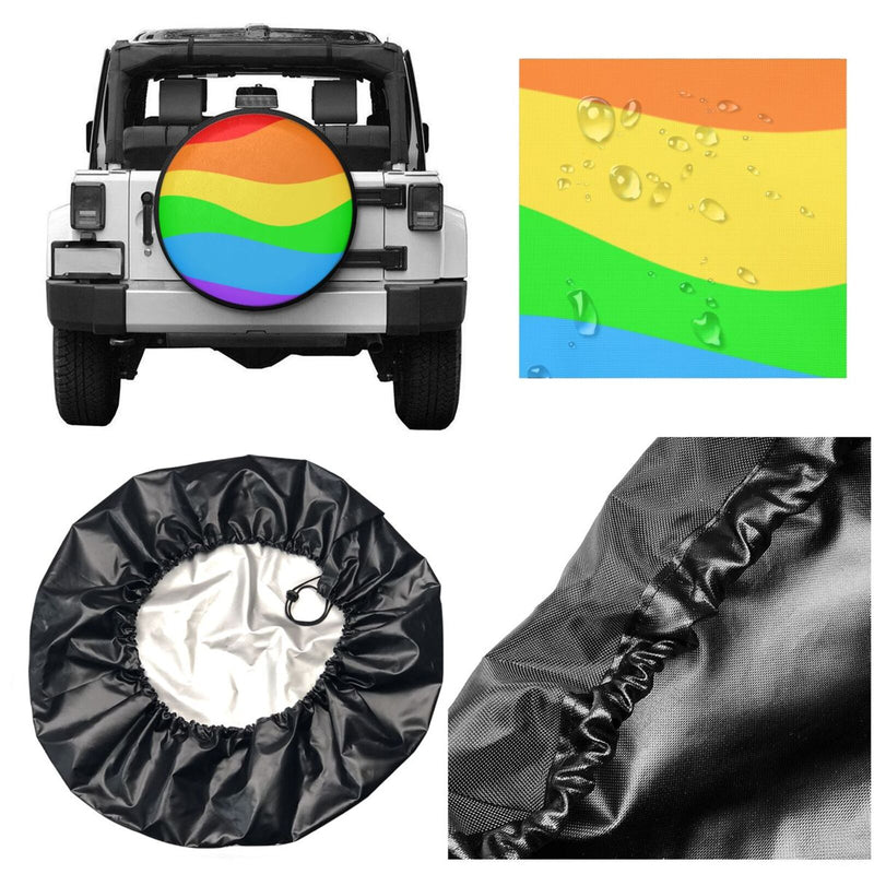 Spare Tire Cover For Rv Trailer Waterproof Wheel Cover Fit For Rv Suv Truck Travel Trailer N078