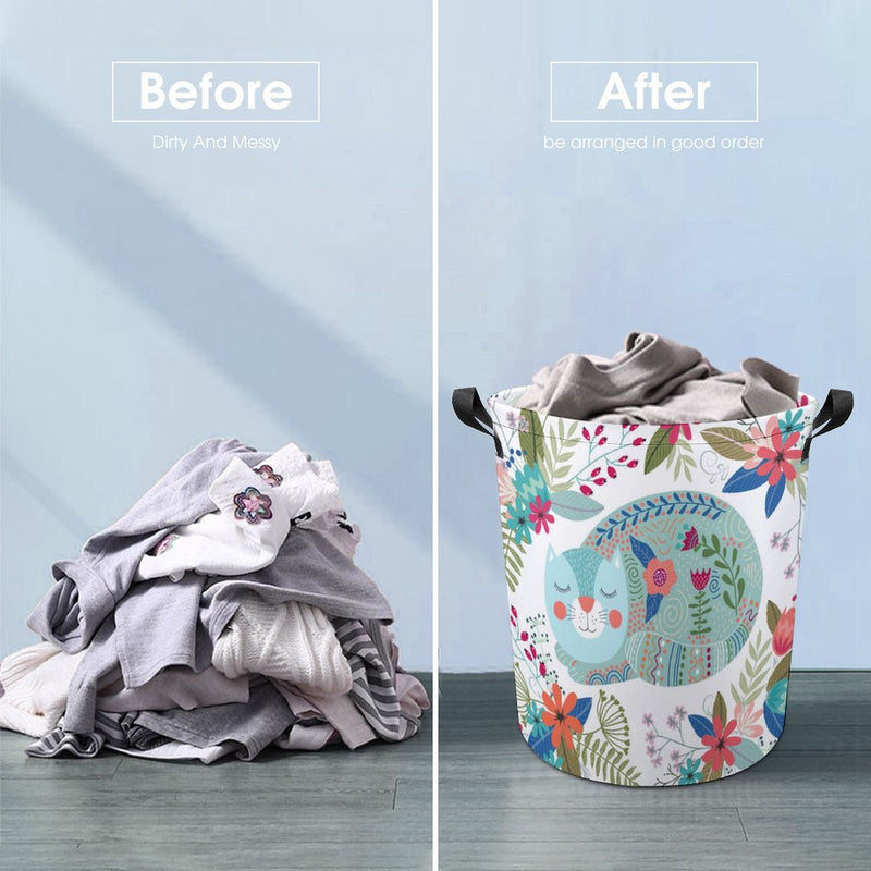 Waterproof Foldable Clothes Laundry Basket B080