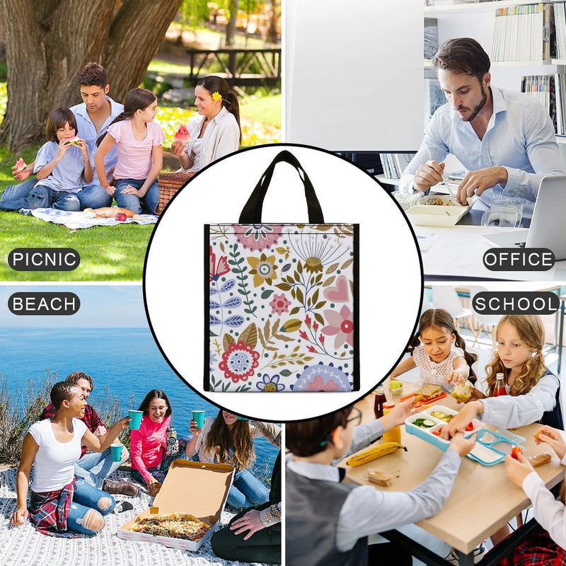 Lunch Bag for Men Women Portable Handbag for Work Picnic L075